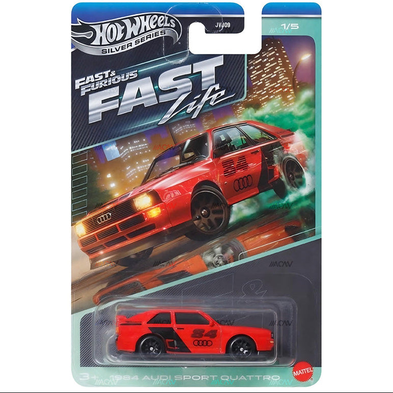 (PRE-ORDER) 2027 Hot Wheels Silver Series Fast & Furious Themed Mix 1 "Fast Life" Full Set of 5 Cars