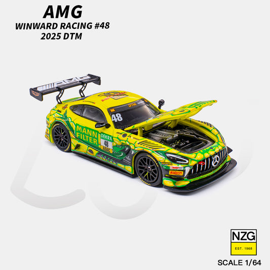 (PRE-ORDER) KILO 1:64 AMG GT3 EVO 2025 DTM WINWARD RACING #48 114600010