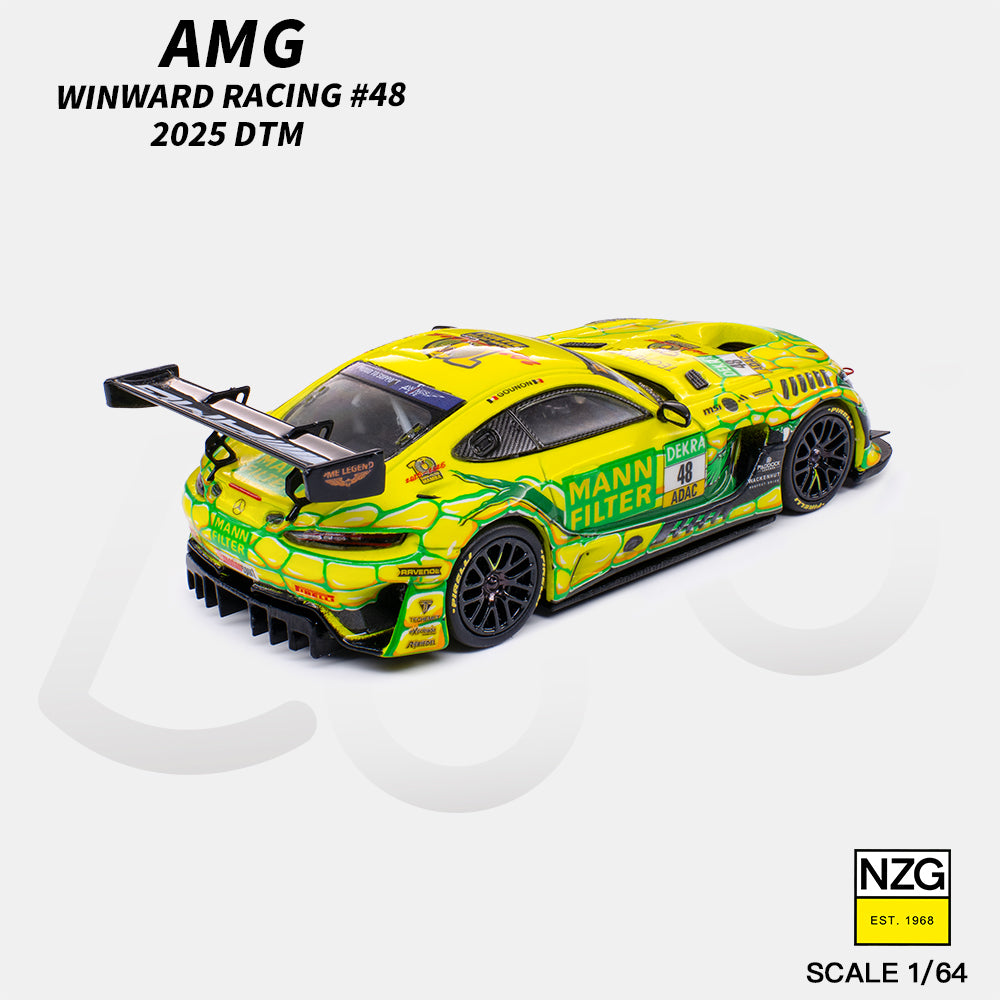 (PRE-ORDER) KILO 1:64 AMG GT3 EVO 2025 DTM WINWARD RACING #48 114600010