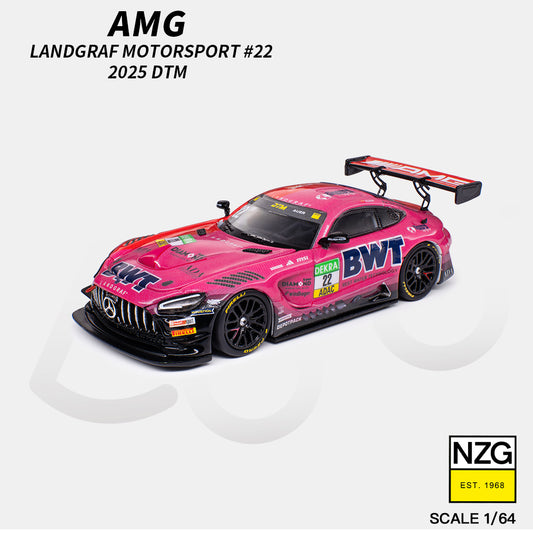(PRE-ORDER) KILO 1:64 AMG GT3 EVO 2025 DTM LANDGRAF MOTORSPORT #22 114600011