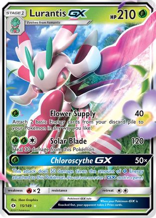 Lurantis GX 15/149 - SM Base Set Holofoil