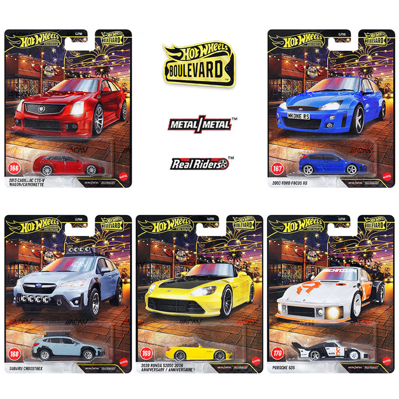 (PRE-ORDER) 2027 Hot Wheels 1:64 Premium Boulevard Mix 1 Full Set of 5 Cars