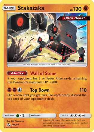 Stakataka - SM209 SM209/248 - SM Promos Holofoil