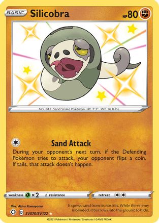 Silicobra SV070/122 - Shining Fates Shiny Vault Holofoil