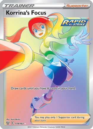 Korrina's Focus (Secret) 174/163 - SWSH05 Battle Styles Holofoil