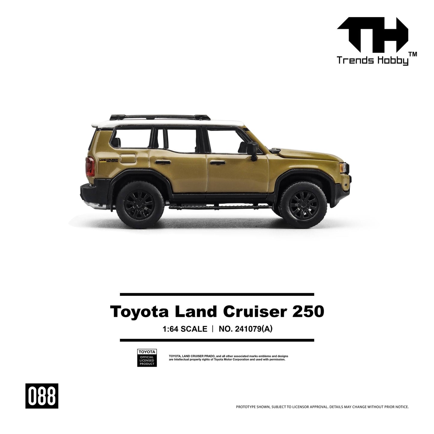 (PRE-ORDER) Trends Hobby 1:64 Toyota Land Cruiser 250 - SAND 241079(A)