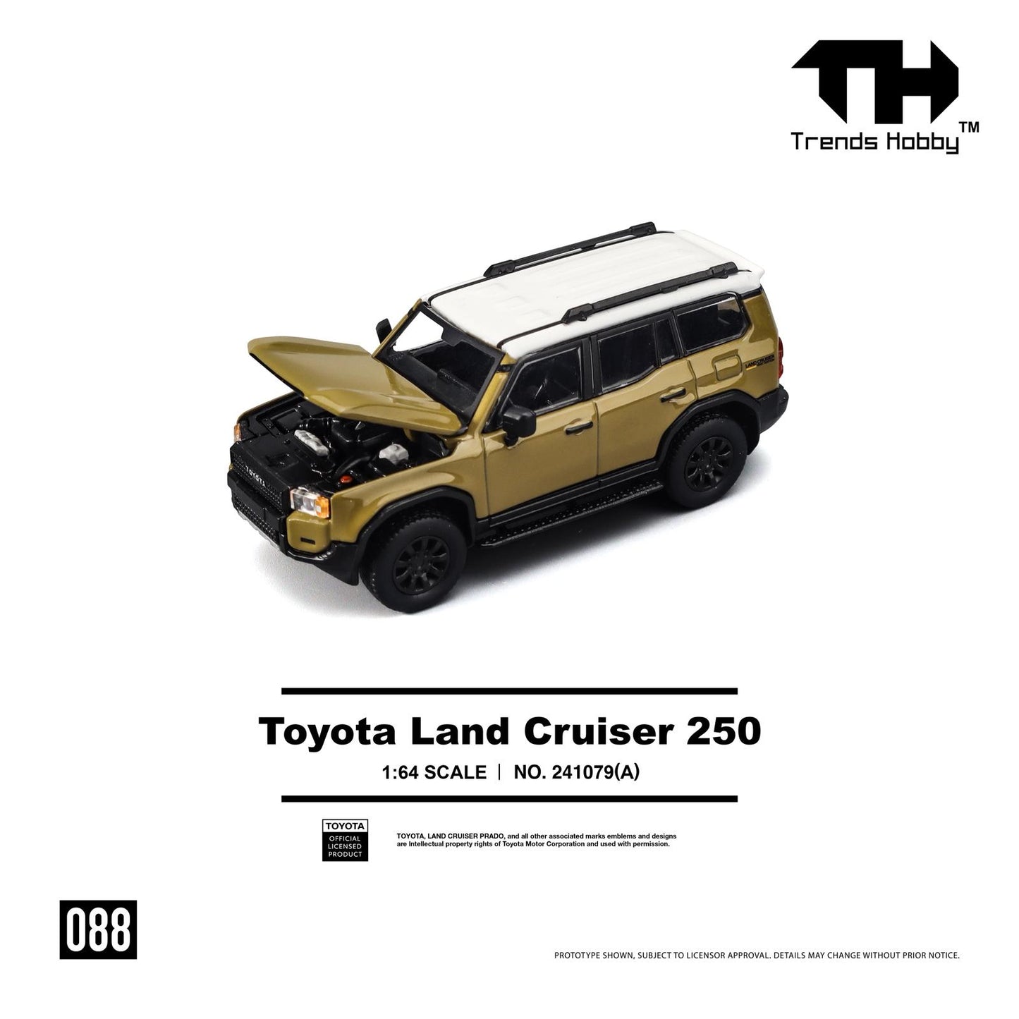 (PRE-ORDER) Trends Hobby 1:64 Toyota Land Cruiser 250 - SAND 241079(A)