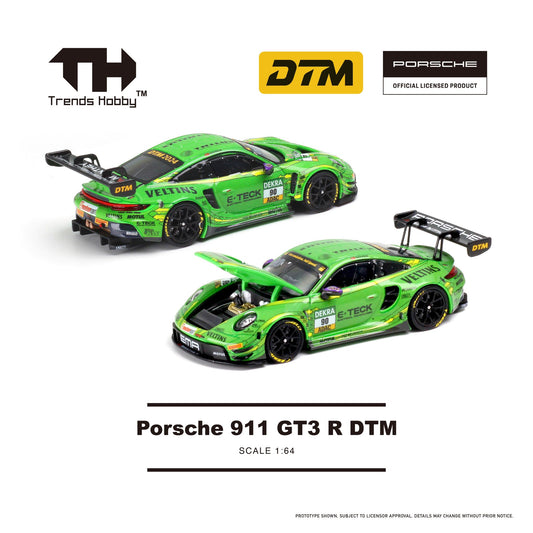 (PRE-ORDER) Trends Hobby 1:64 Porsche 911 GT3 R DTM 2024 - GRN 241084(B)