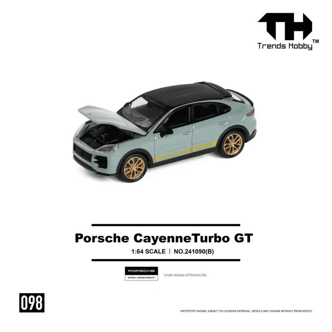 (PRE-ORDER) Trends Hobby 1:64 Porsche Cayenne Turbo GT Grey 241090B