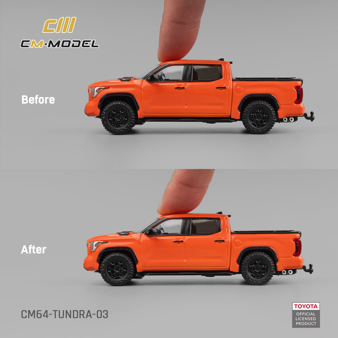 (PRE-ORDER) CM MODEL 1:64 Toyota Tundra TRD Orange CM64-Tundra-03