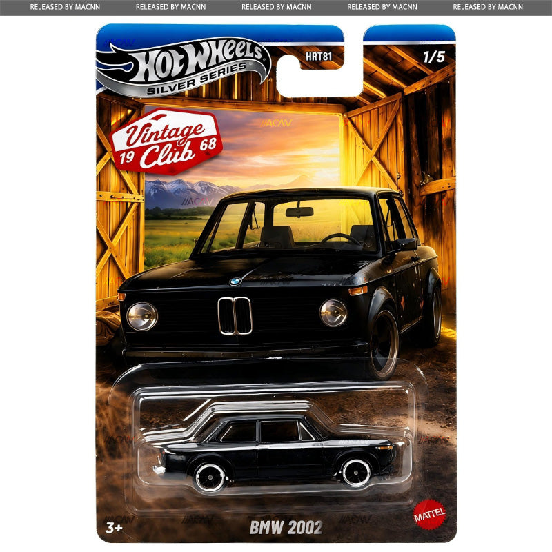 (PRE-ORDER) 2027 Hot Wheels Silver Series Vintage Club Racing MIX 1 Factory Sealed Case of 10 Cars HRT81-956L