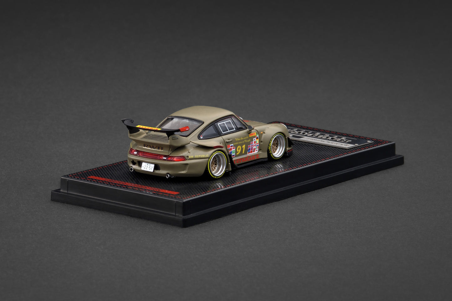 (PRE-ORDER) Ignition Model 1:64 RWB 993 Matte Green IG3873