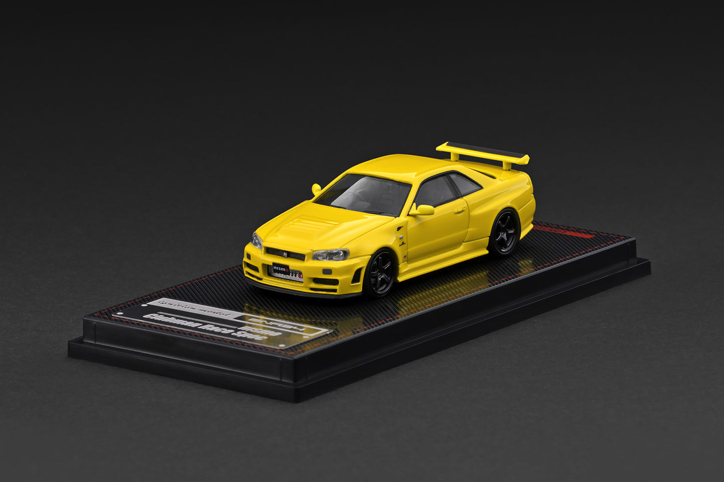 (PRE-ORDER) Ignition Model 1:64 Nissan Skyline GT-R (BNR34) NISMO customized Yellow Metallic IG4176