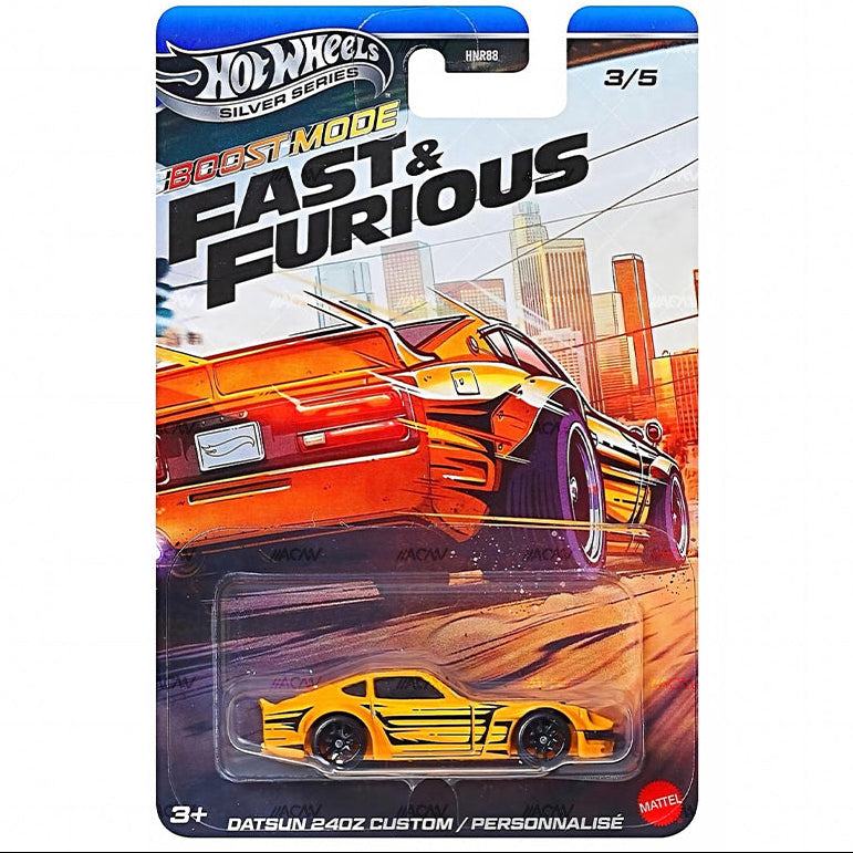 (PRE-ORDER) 2027 Hot Wheels Silver Series Fast & Furious Themed Mix #2 "Boose Mode" Full Set of 5 Case