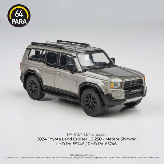 (PRE-ORDER) PARA64 1:64 2024 Toyota Land Cruiser LC 250 Meteor Shower LHD PA-55746