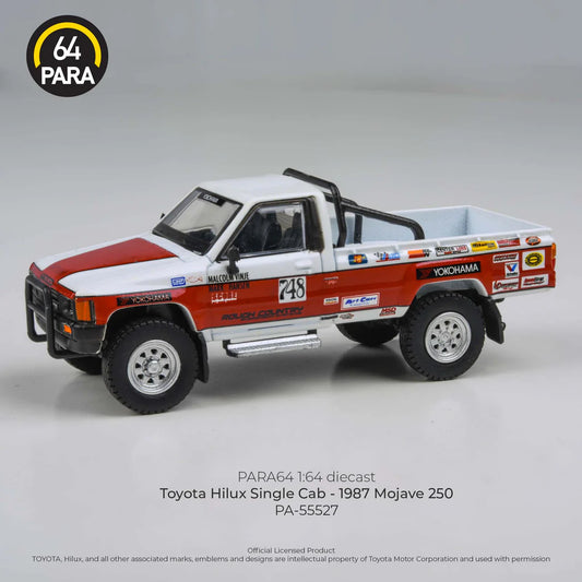 (PRE-ORDER) PARA64 1:64 Toyota Hilux Single Cab 1987 Mojave 250 PA-55527