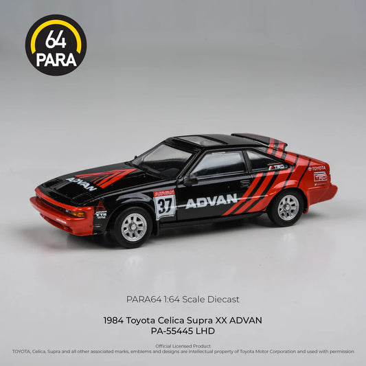 (PRE-ORDER) PARA64 1:64 1984 Toyota Celica Supra XX ADVAN LHD PA-55445