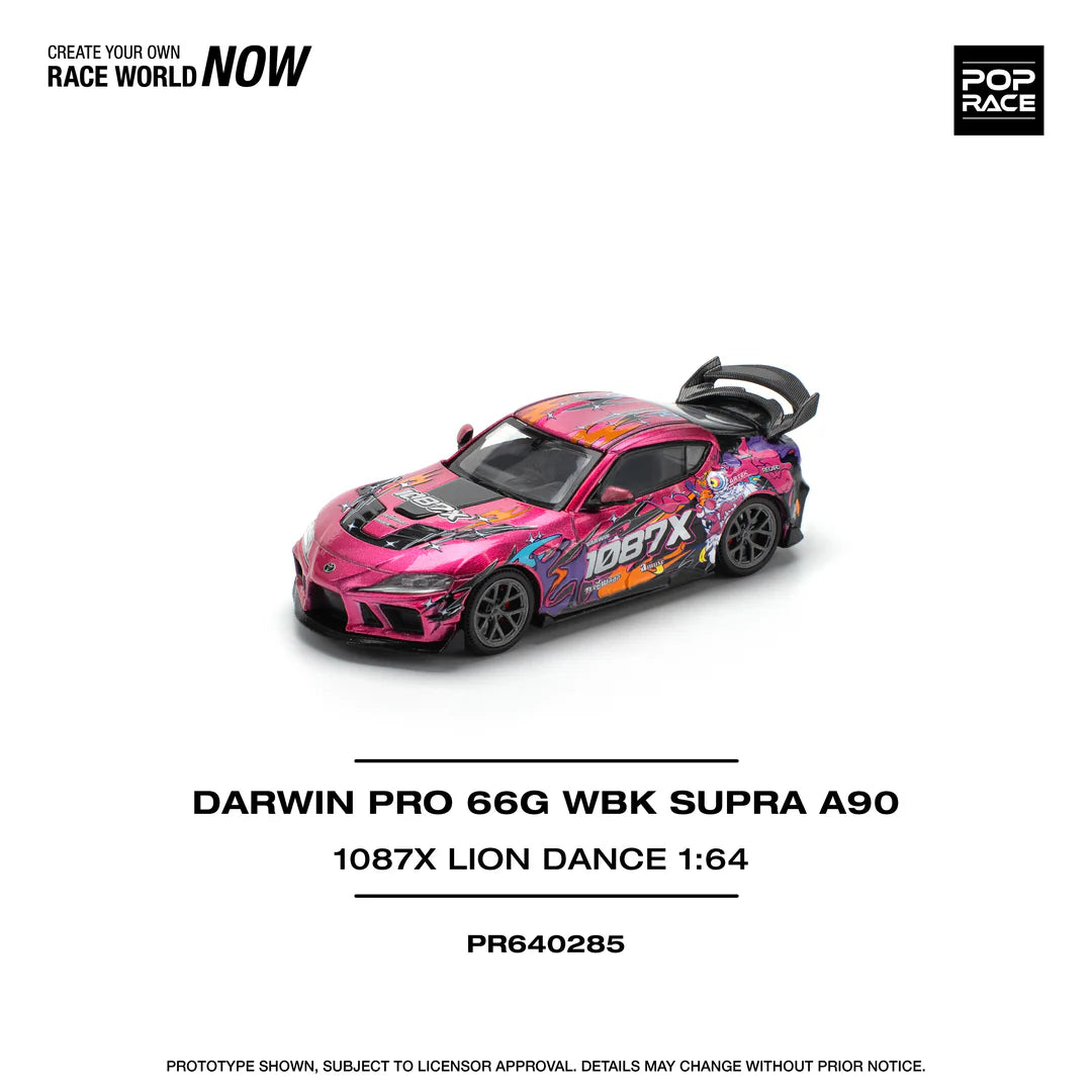 (PRE-ORDER) POPRACE 1:64 DARWIN PRO 66G WBK SUPRA (A90) - 1087X LION DANCE PR640285