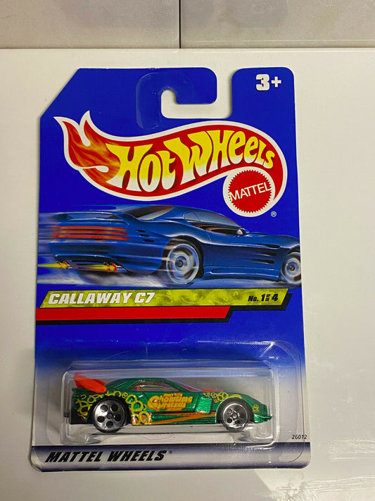 2000 Hot Wheels Snack Time Series Callaway C7 International Card NIP VHTF