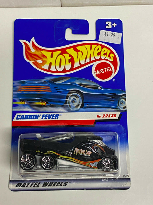 2000 Hot Wheels First Editions Cabbin' Fever #22/36 International Card NIP