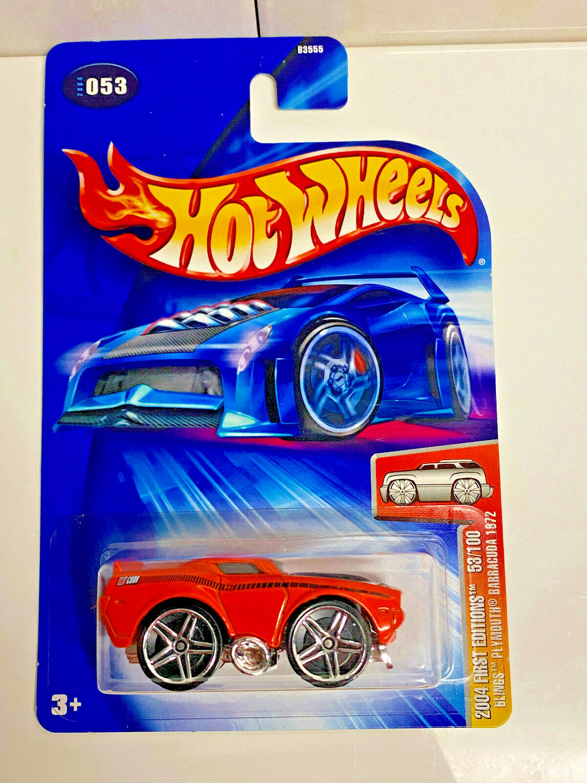 2004 Hot Wheels 2004 First Editions 53/100 Blings Plymouth Barracuda 1972 NIP