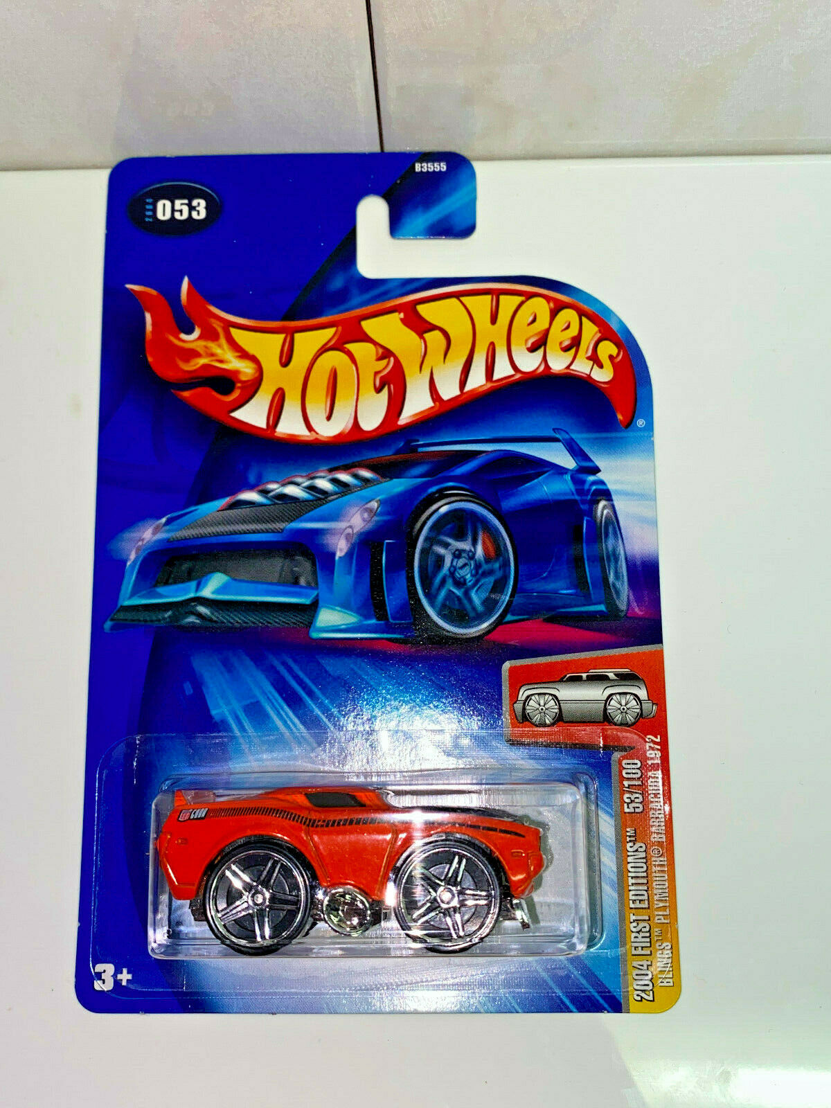 2004 Hot Wheels 2004 First Editions 53/100 Blings Plymouth Barracuda 1972 NIP