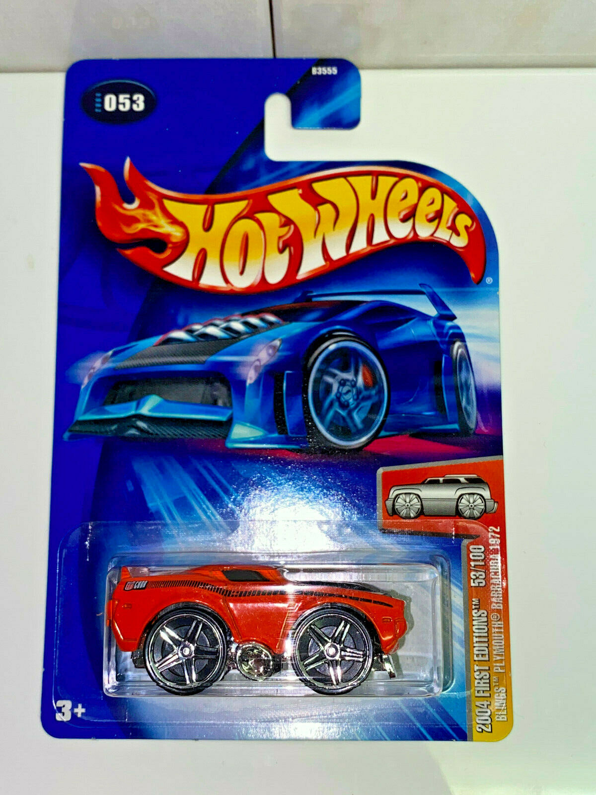 2004 Hot Wheels 2004 First Editions 53/100 Blings Plymouth Barracuda 1972 NIP