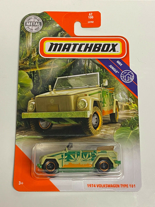 2020 Matchbox MBX Jungle #67/100 1974 Volkswagen Type 181 "The Thing" NIP