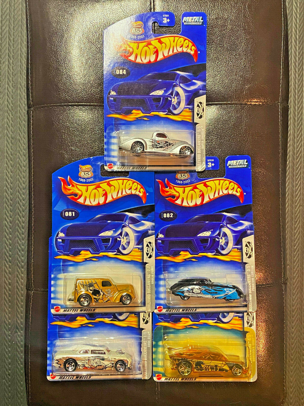 2003 Hot Wheels Boulevard Buccaneers Full Set 5 of 5 Cars NIP