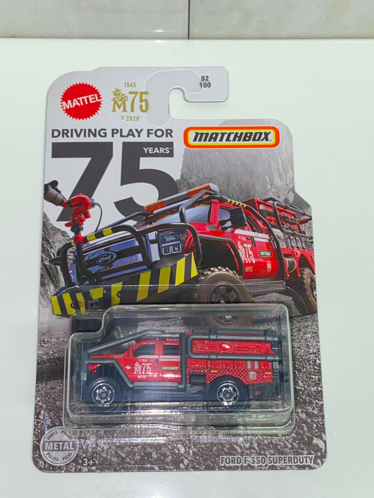 2020 Matchbox Mattel 75th Year Anniversary Ford F-350 Superduty NIP