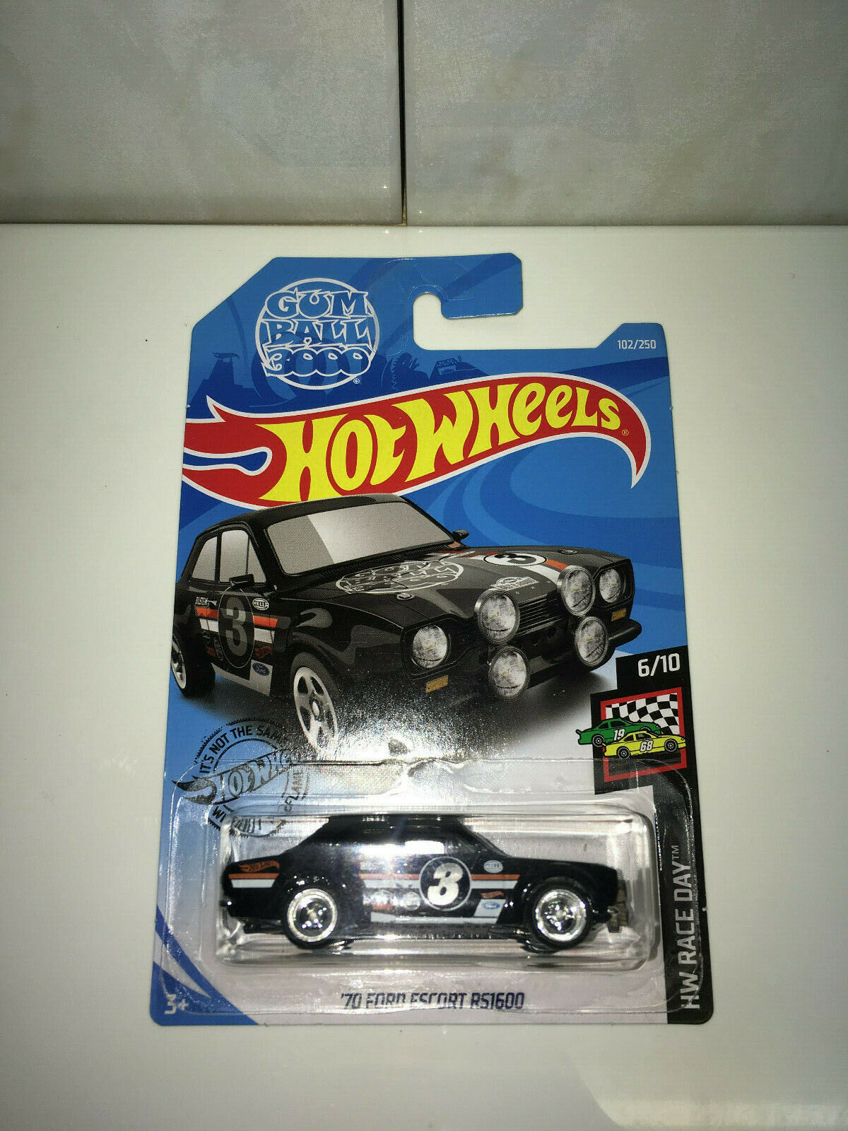 2019 Hot Wheels '70 Ford Escort RS1600 Gumball SUPER CUSTOM CHROME REAL RIDERS
