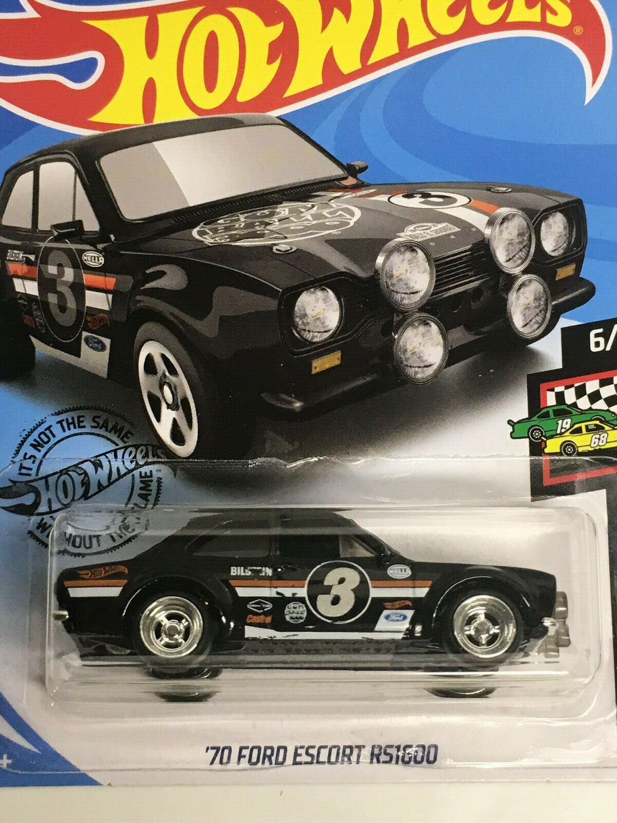 2019 Hot Wheels '70 Ford Escort RS1600 Gumball SUPER CUSTOM CHROME REAL RIDERS