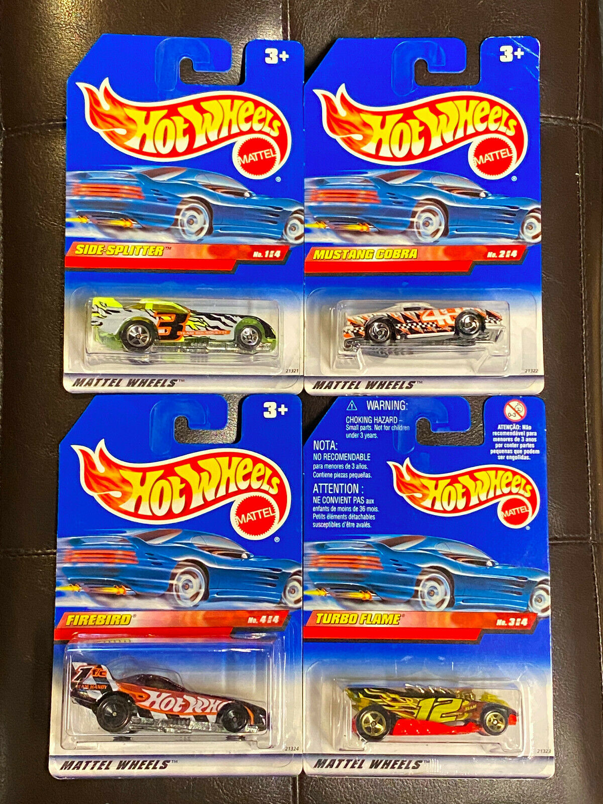 1999 Hot Wheels Mega Graphics Series Full Set 4 International Cards NIP VHTF