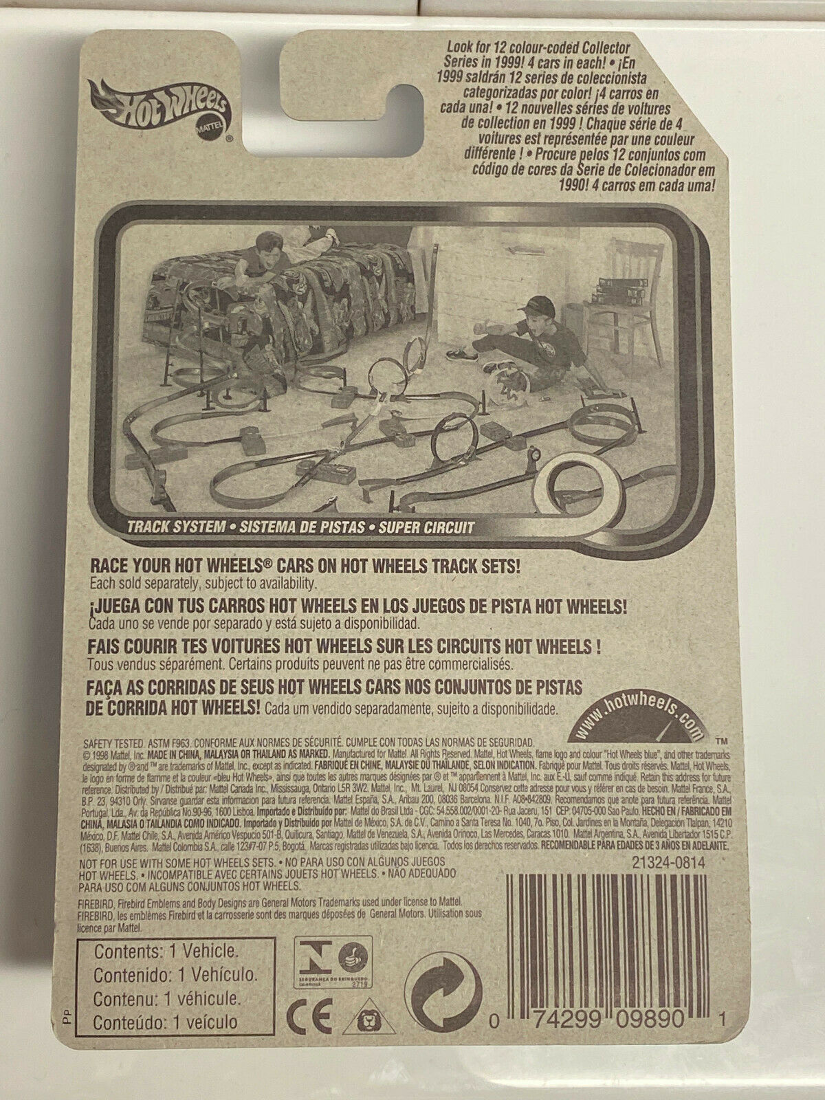 1999 Hot Wheels Mega Graphics Series Full Set 4 International Cards NIP VHTF