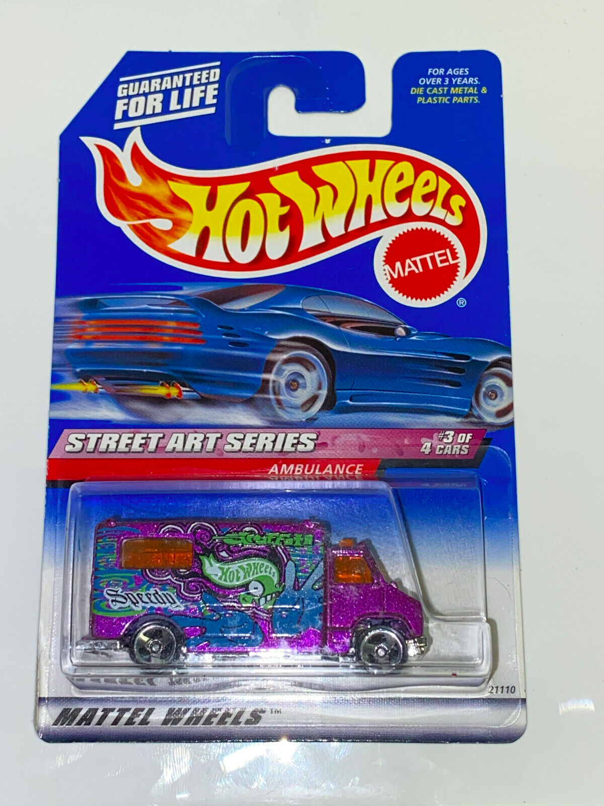 1999 Hot Wheels Street Art Series Full Set of 4 International Cards NIP VHTF