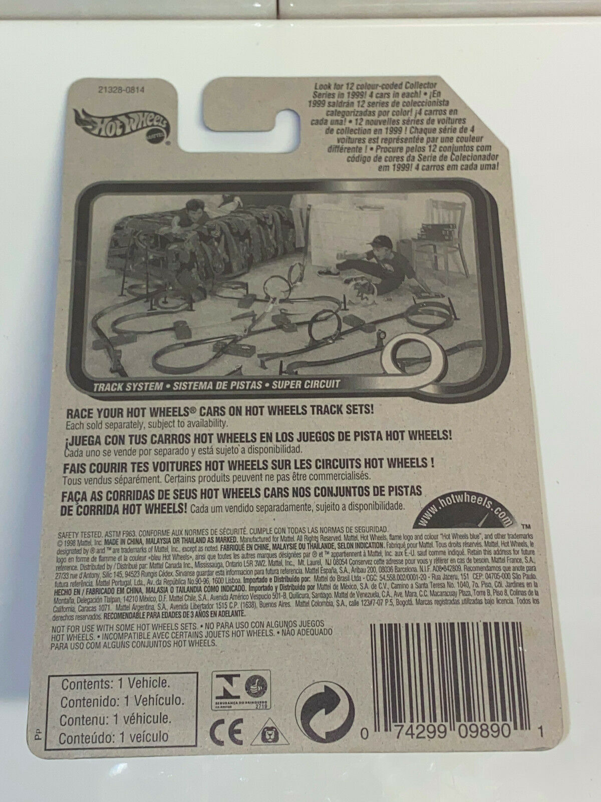 1999 Hot Wheels Terrorific Series Full Set of 4 International Cards NIP VHTF