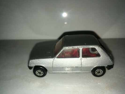 1978 Matchbox Lesney Superfast RENAULT 5TL N21 Silver (Loose)
