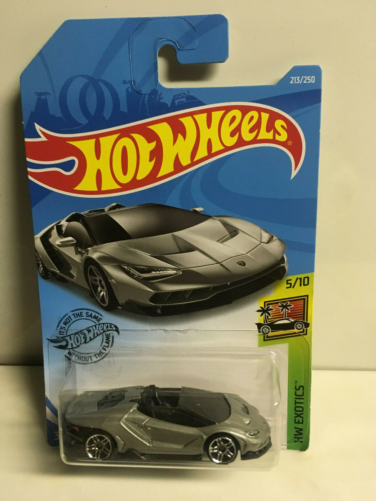 2019 Hot Wheels LAMBORGHINI Centenario Roadster (Soft Corners/Cracked Blister)