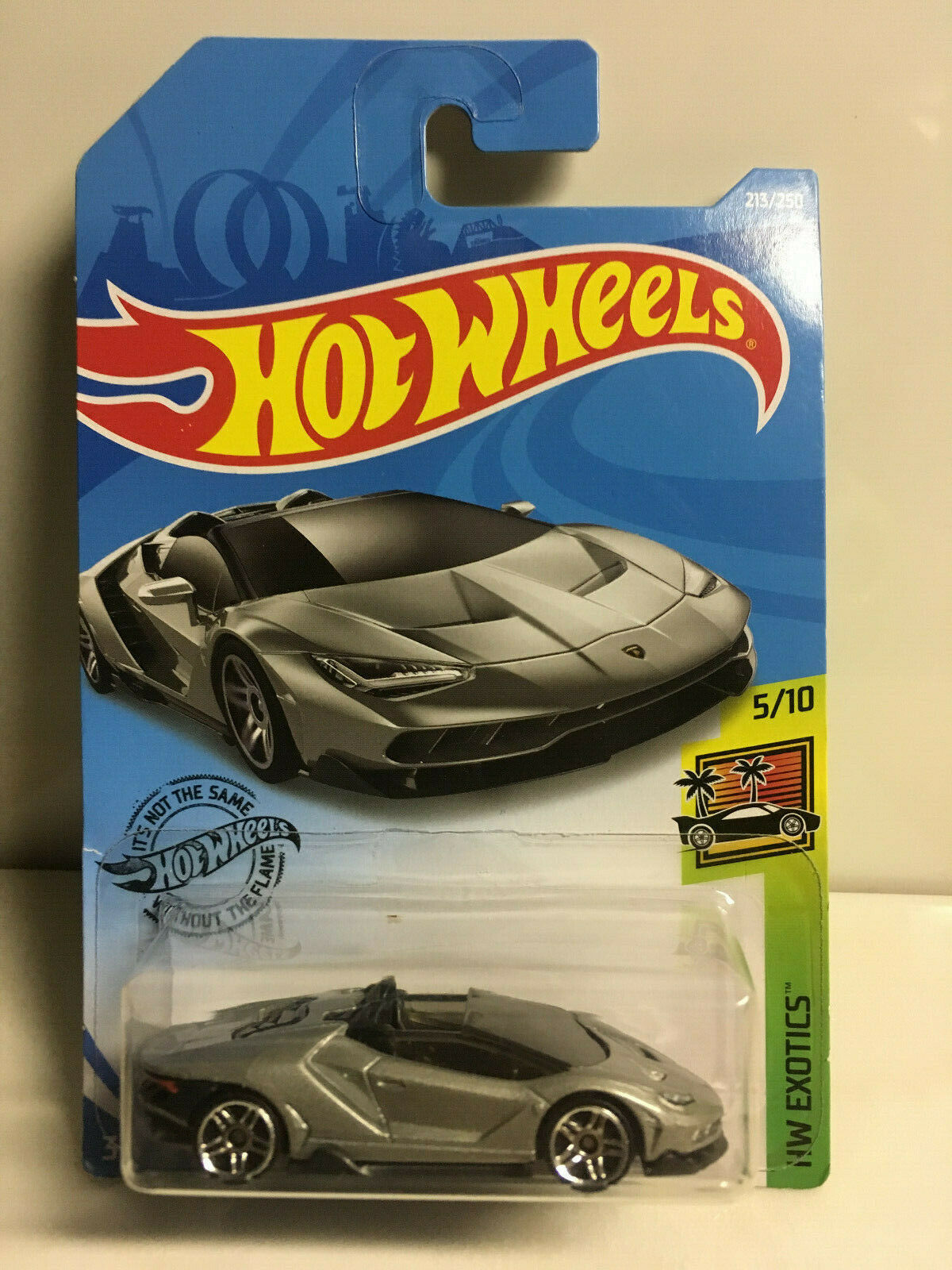 2019 Hot Wheels LAMBORGHINI Centenario Roadster (Soft Corners/Cracked Blister)