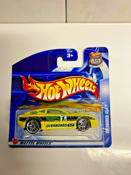 2003 Hot Wheels Overbored 454 Short Card 35th anniversary NIP