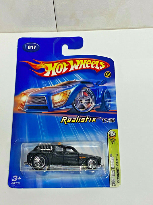 2005 Hot Wheels Realistix 17/20 2005 First Editions Cockney Cab II #017 NIP