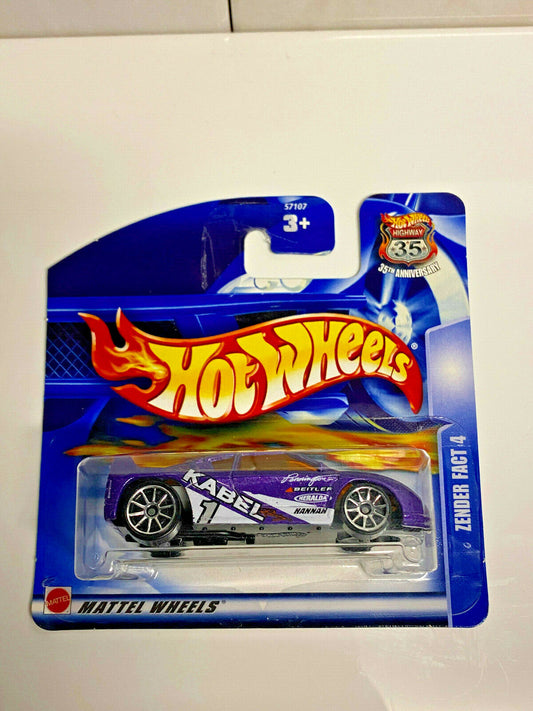 2003 Hot Wheels Short Card Zender Fact 4 NIP Collector #132