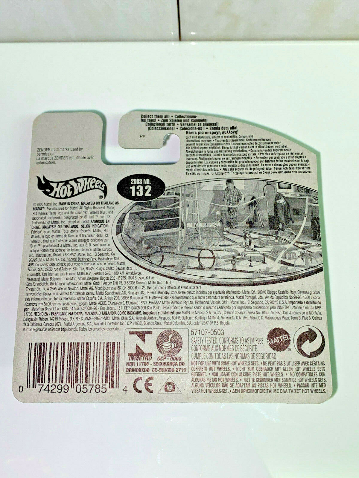 2003 Hot Wheels Short Card Zender Fact 4 NIP Collector #132