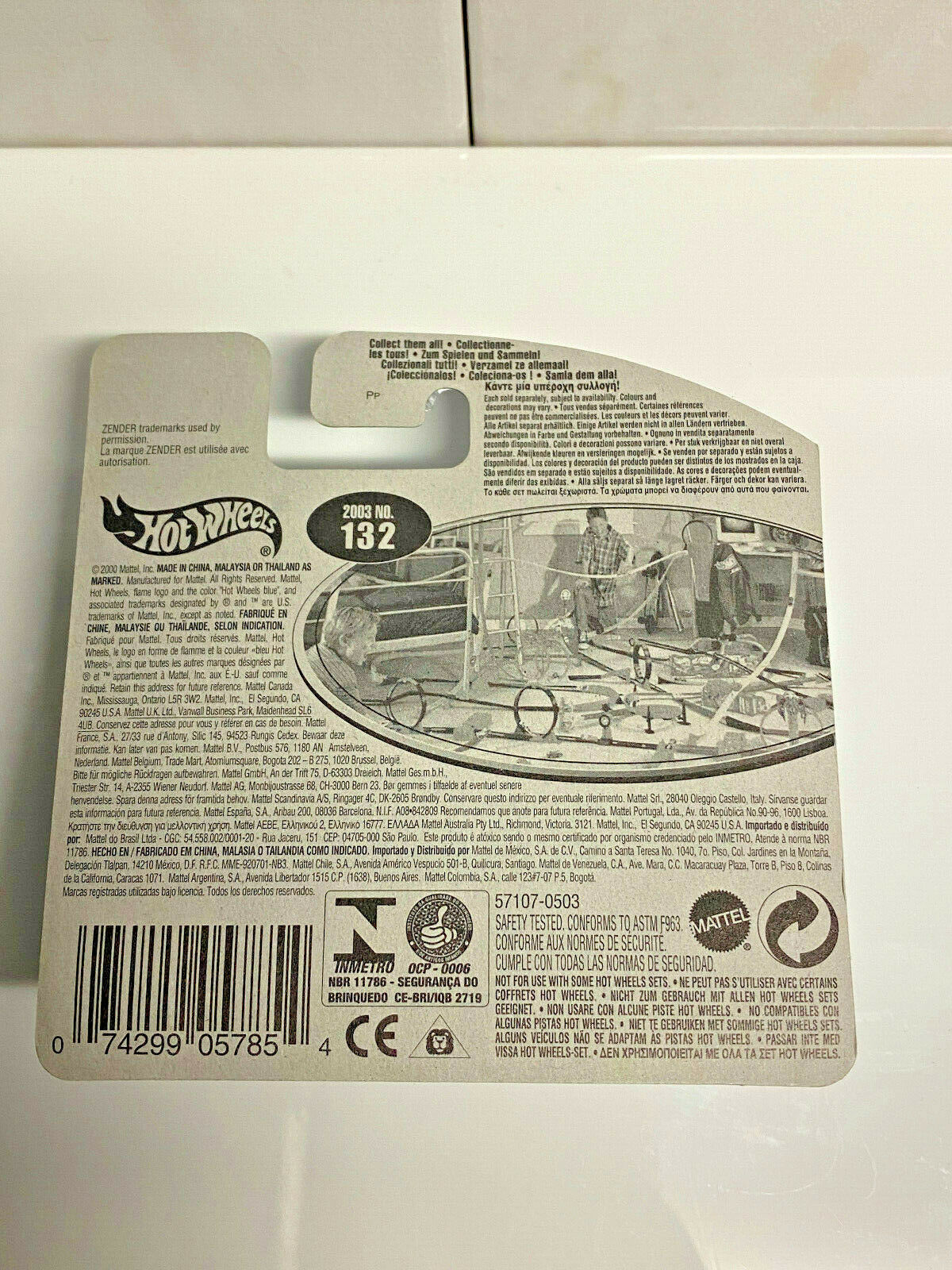 2003 Hot Wheels Short Card Zender Fact 4 NIP Collector #132