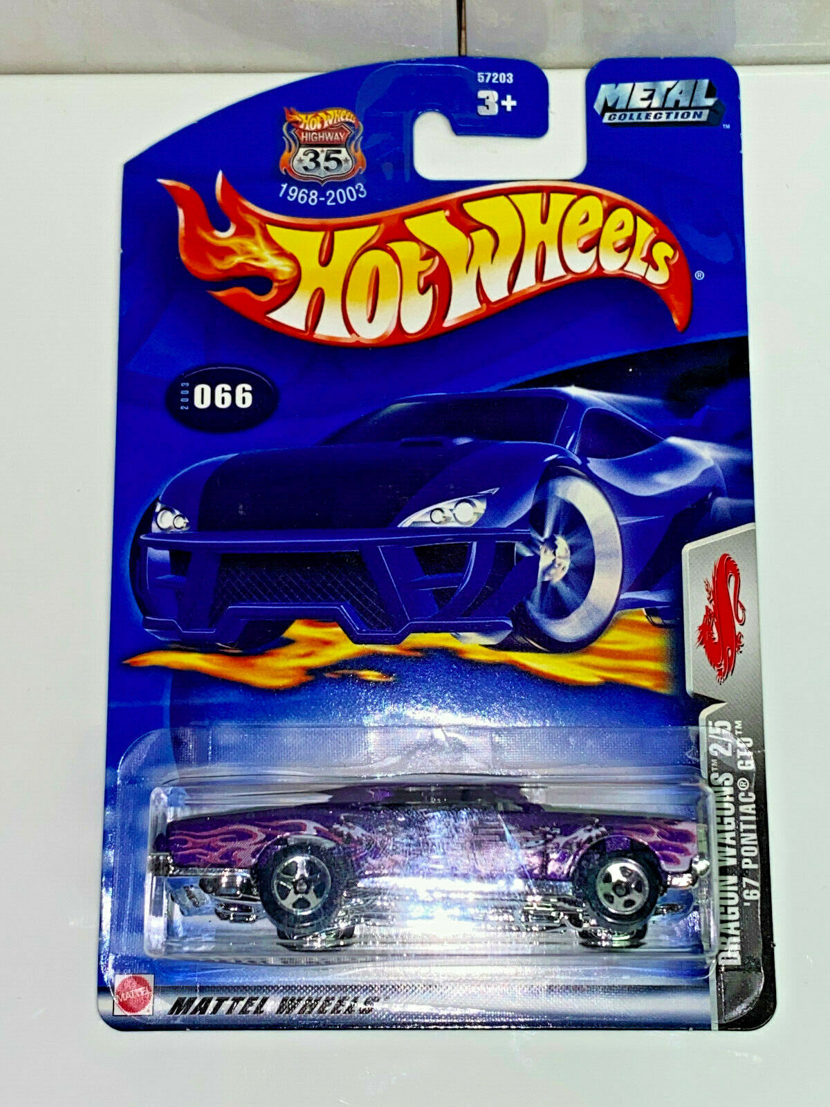 2003 Hot Wheels Dragon Wagons Full Set Lot of 5 Cars #065, #066, #067, #068,#069