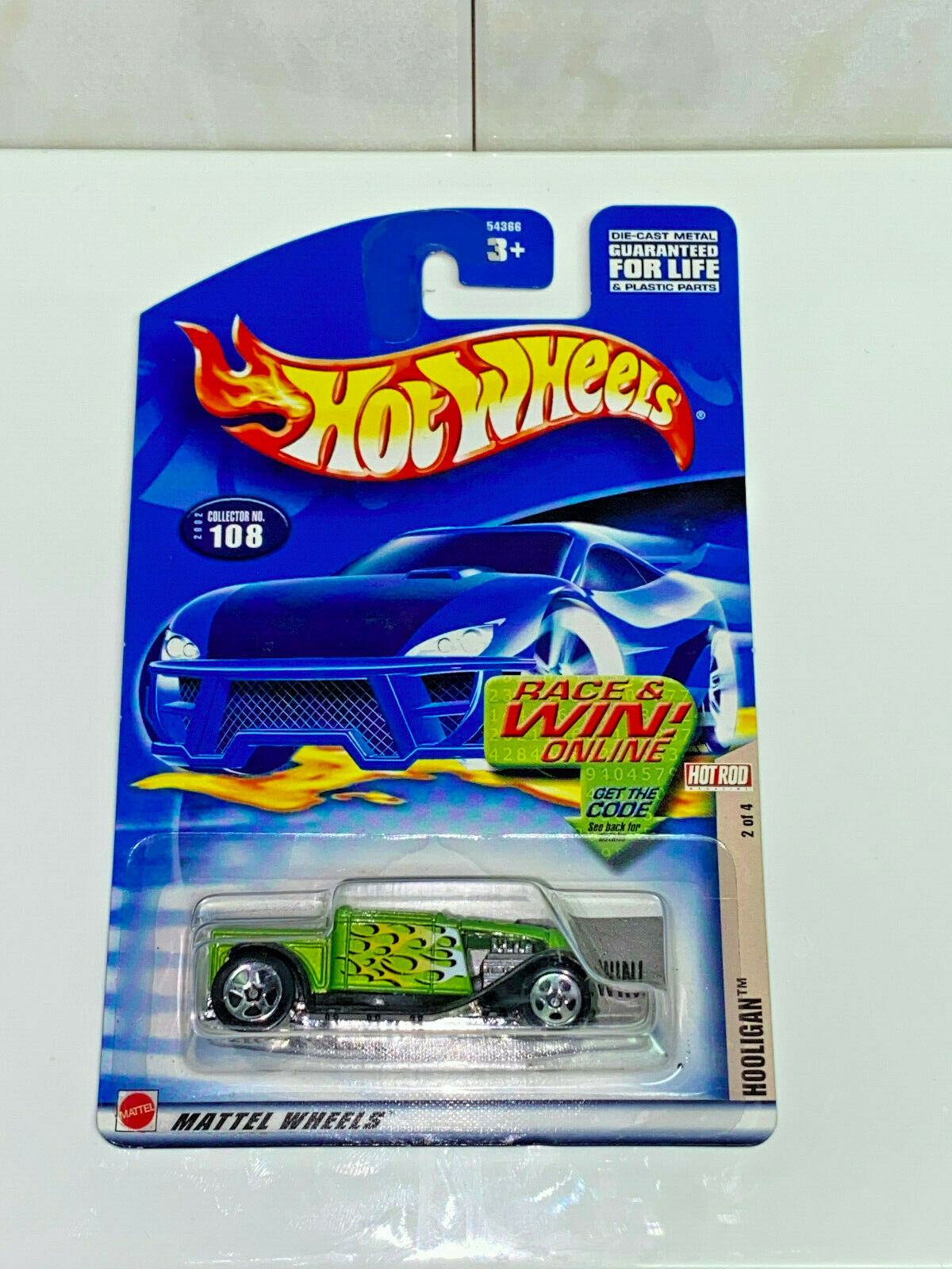 2002 Hot Wheels Hot Rod Series Full Set of 4 Collector #107,108,109,110 NIP