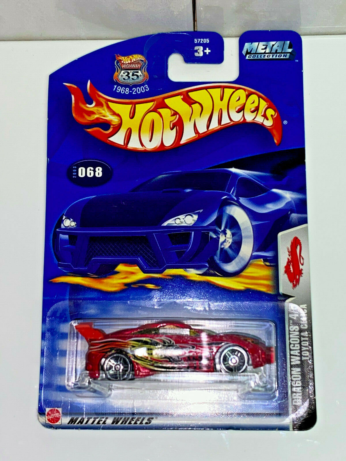 2003 Hot Wheels Dragon Wagons Full Set Lot of 5 Cars #065, #066, #067, #068,#069