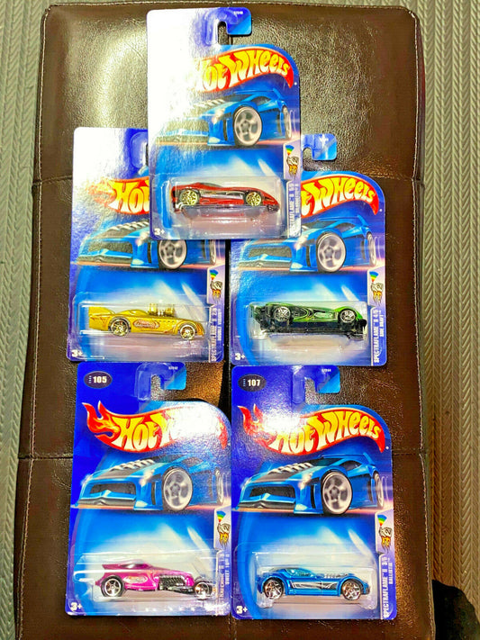 2003 Hot Wheels Spectraflame II Lot of 5 Full Set of 5 Cars NIP