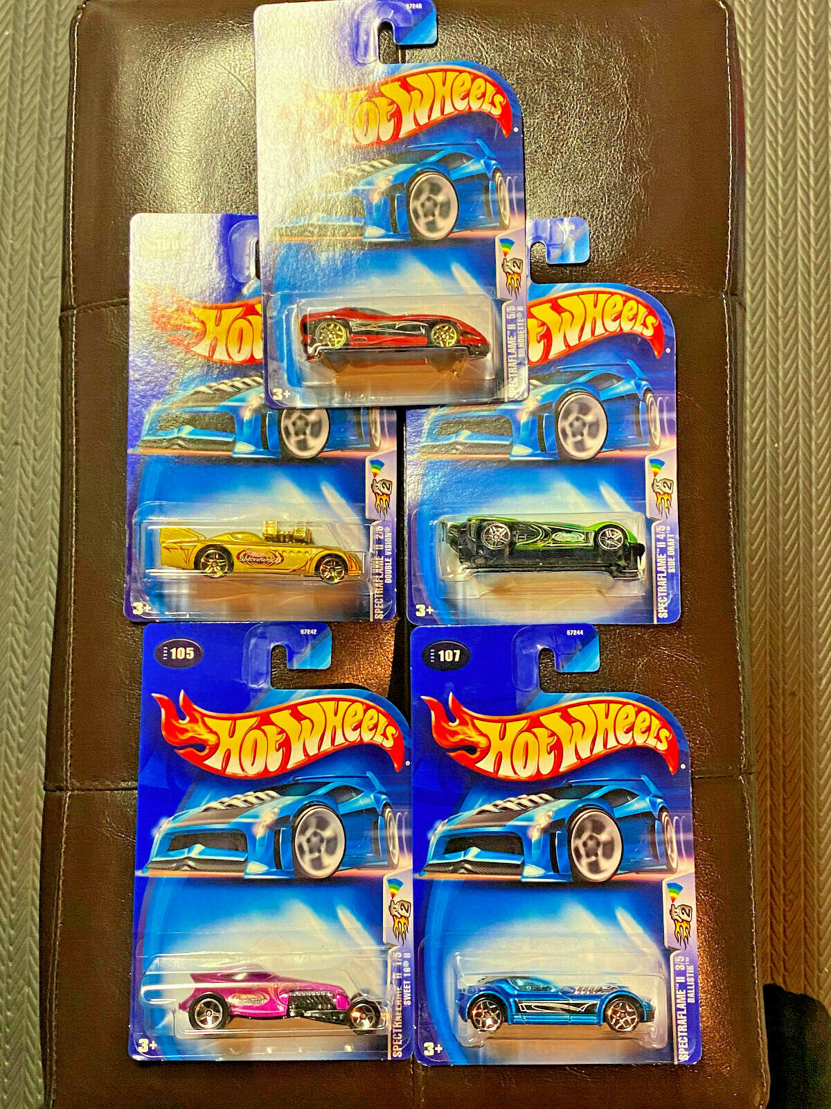 2003 Hot Wheels Spectraflame II Lot of 5 Full Set of 5 Cars NIP