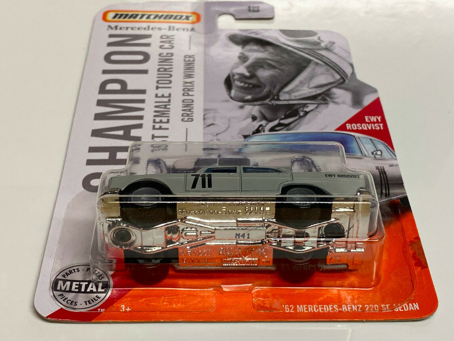 2020 Matchbox Ewy Rosqvist '62 Mercedes-Benz 220 SE REAL RIDERS SUPER CUSTOM
